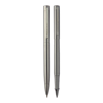 987 Chrome Finish Ball Pen and Roller Pen